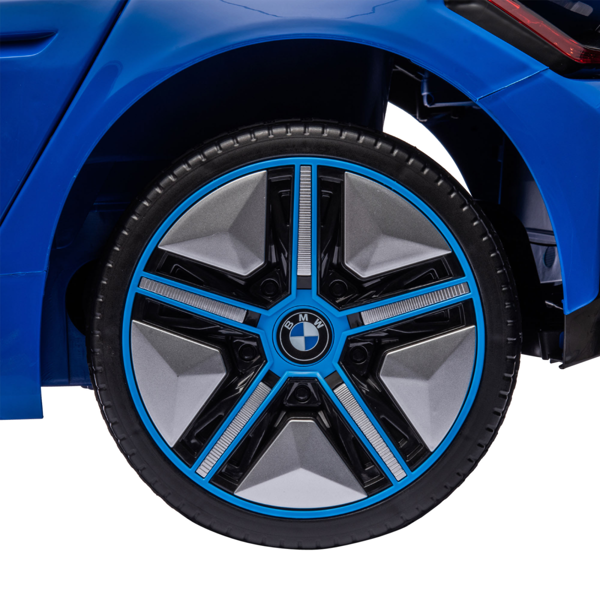 BMW i4 Licensed 12V Kids Electric Ride-On Car with Remote Control - Blue
