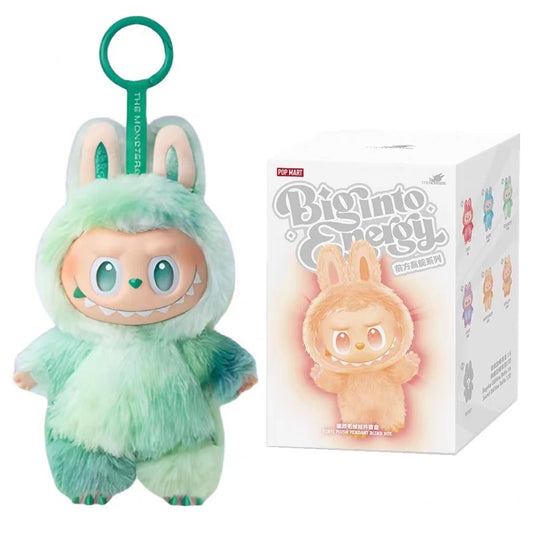 Labubu THE MONSTERS Big Into Energy V 3.0 Style Keyring Keychain Stuffed Vinyl Face Plush Toy Doll 17cm VIRAL - SERENITY