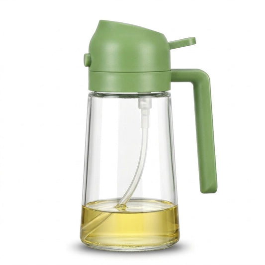 Leakproof Refillable 2 – In – 1 Oil Sprayer &Amp; Pourable Bottle 249G