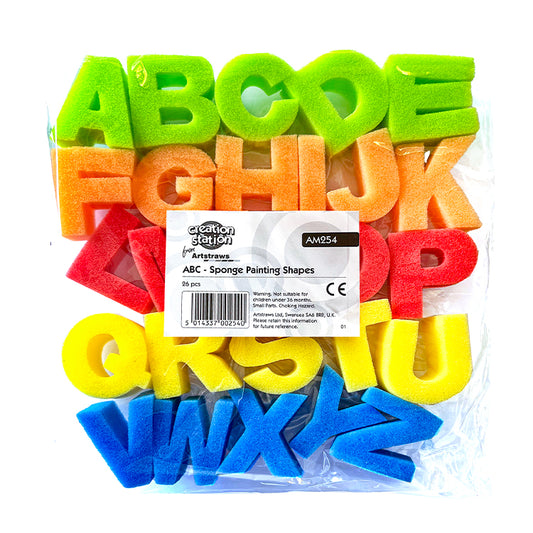 ABC Sponge Painting Shapes ( 26pcs Upper Case )