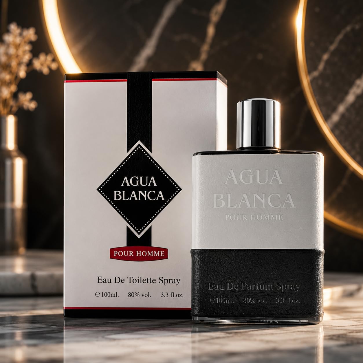 AGUA BLANCA Inspired by Acqua D Gio - Men's Eau de Toilette Aftershave Spray 100ml - Saffron London