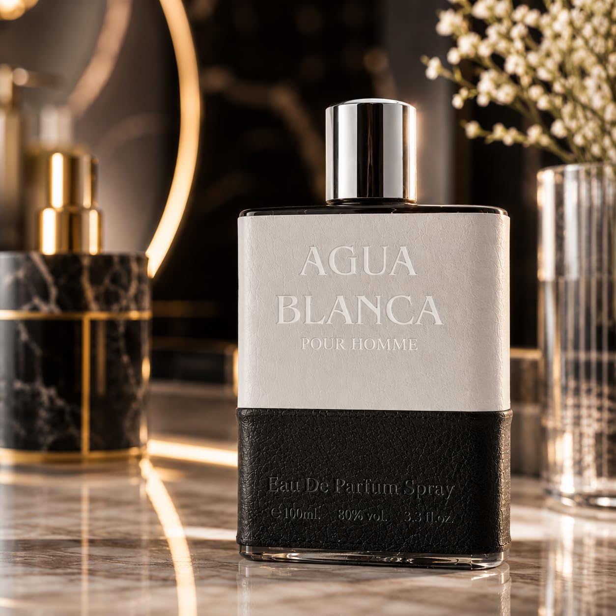 AGUA BLANCA Inspired by Acqua D Gio - Men's Eau de Toilette Aftershave Spray 100ml - Saffron London