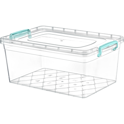 Clear Storage Bo x Container No.5 15 Litre