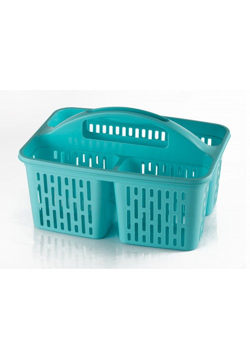 Kitchen Sink Storage Divided Organiser Basket Caddy with Handle Assorted Colours ALT146