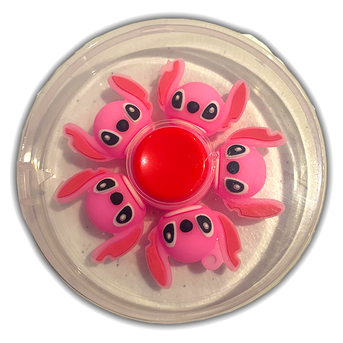 Angel Stitch Style Fidget Spinner with Case