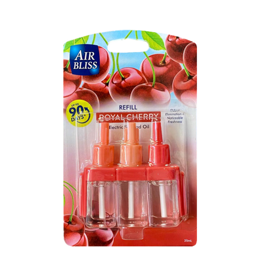 Air Bliss Air Freshener Scented Oil Plug In Refill 20ml - Royal Cherry (3Volution Compatible)
