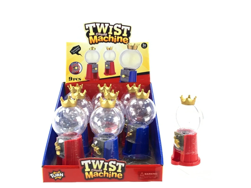 Twist Machine With Candy (Box of 9)