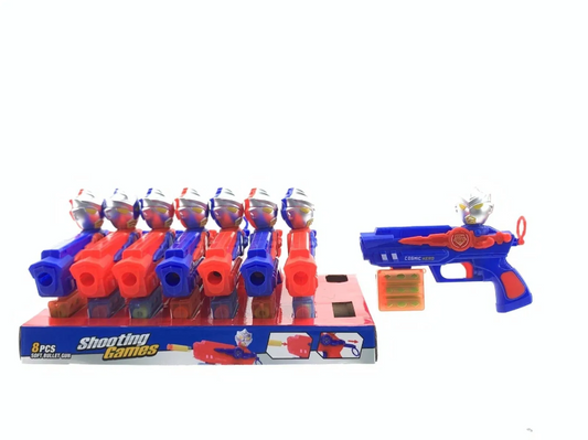 Soft Bullet Blaster With Candy (Box of 8)