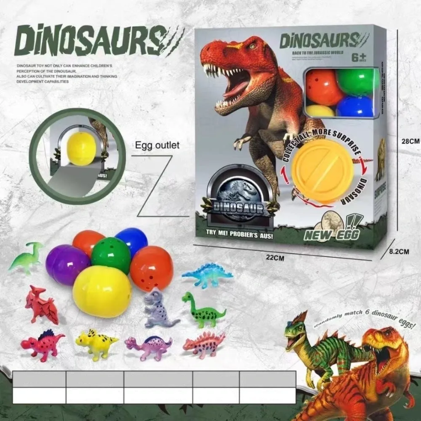 Dinosaur Eggs Capsule Twisting Vending Machine Box