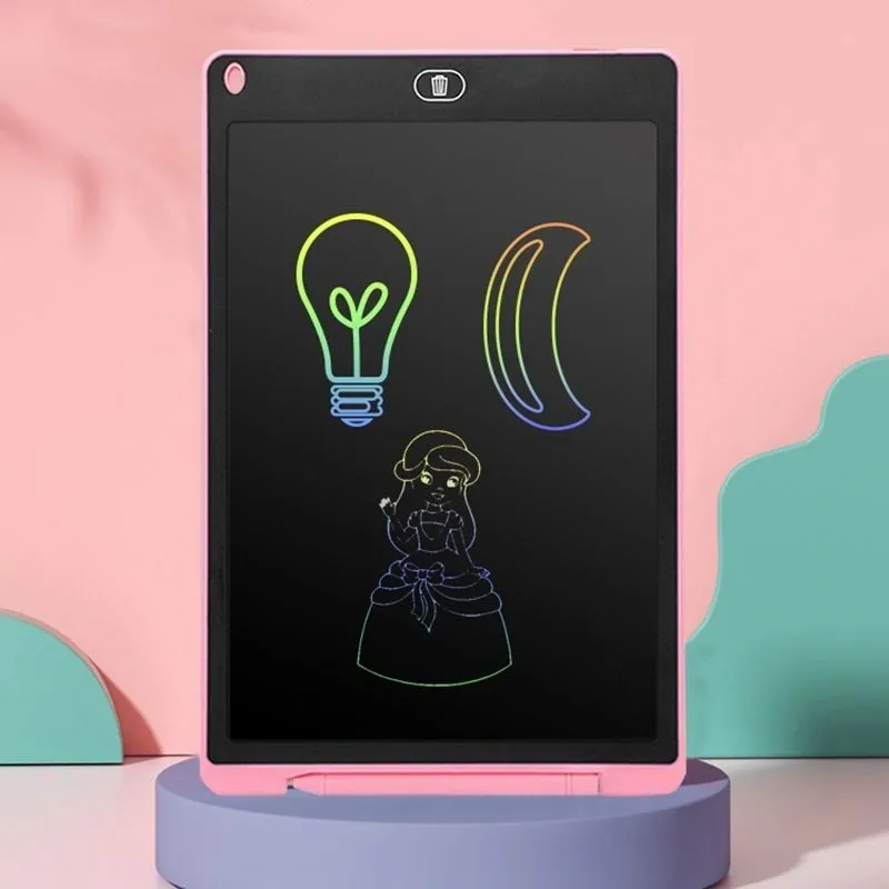 LCD Writing Tablet No Paper Or Chalk - Assorted Colours