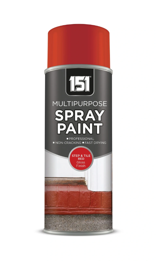 x12 RED GLOSS STEP & TILE SPRAY PAINT 400ML