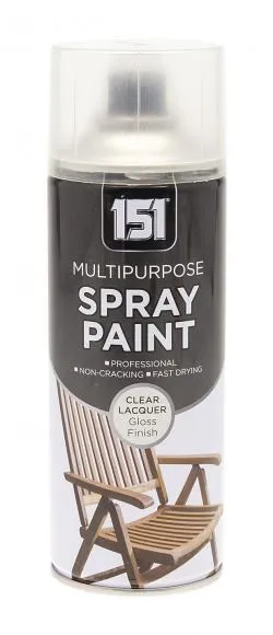 x12 CLEAR LACQUER SPRAY PAINT 400ML