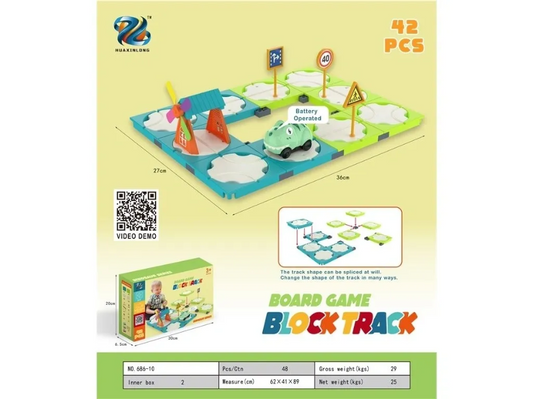 Board Game Dinosaur Block Track 42pcs