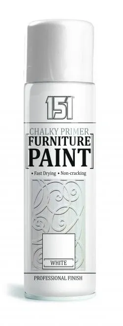 x12 CHALKY FINISH FURNITURE PAINT WHITE PRIMER 400ML