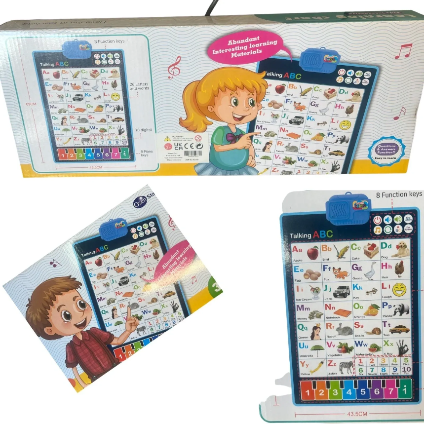 Kids Alphabet Learning Wall Chart