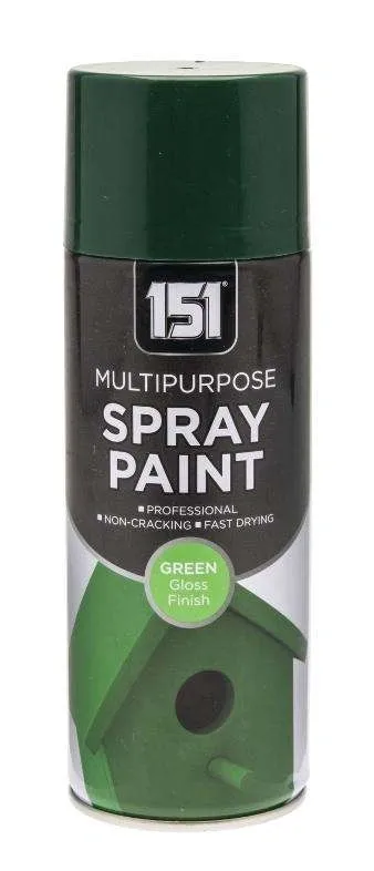 x12 GREEN SPRAY PAINT 400ML