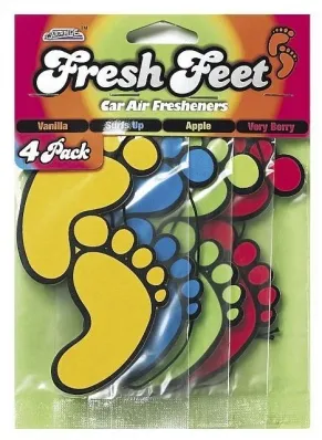 x48 4pk Fresh Feet Air Freshener