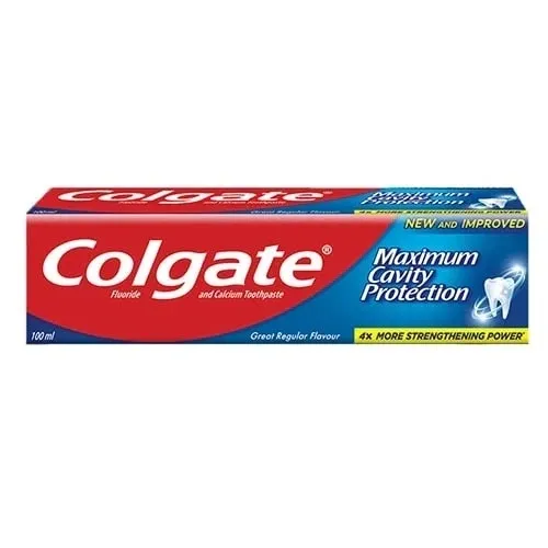 COLGATE TOOTHPASTE 100ml - MAX CAVITY - REGULAR