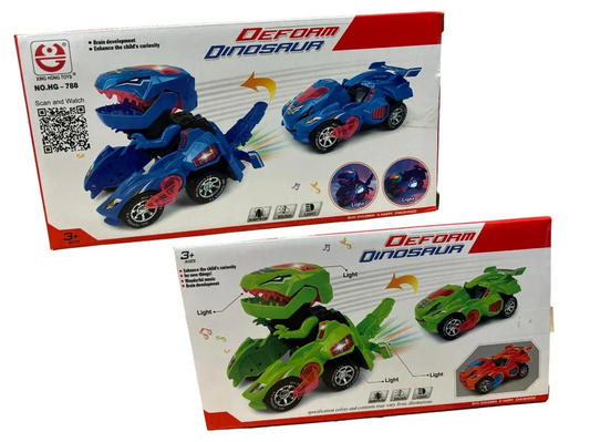 Dinosaur Car Transforming