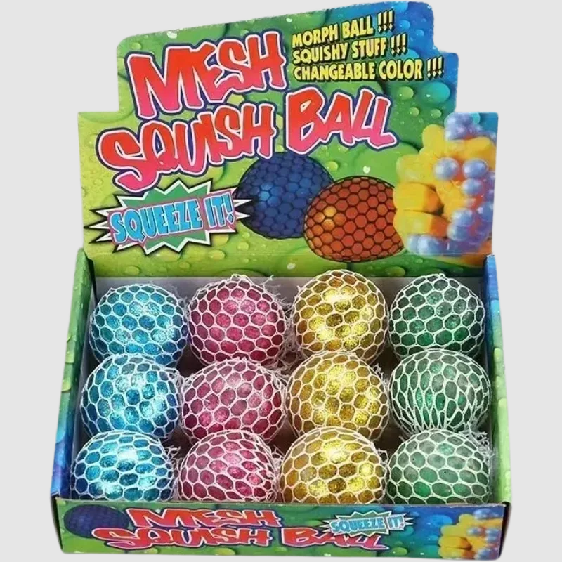 Squishy Mesh Ball (Pack of 12)