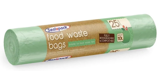 x15 25PK FOOD WASTE BAGS 10LTR