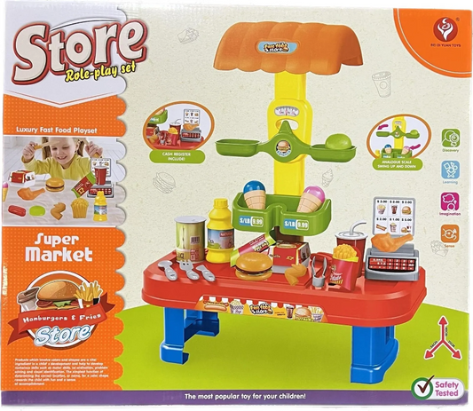 Store Super Market Role-Play Set Table