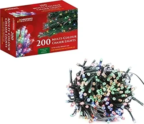 200 Multi Colour LED Chaser Lights