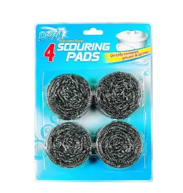 x36 4 PACK S/STEEL SCOURING PADS