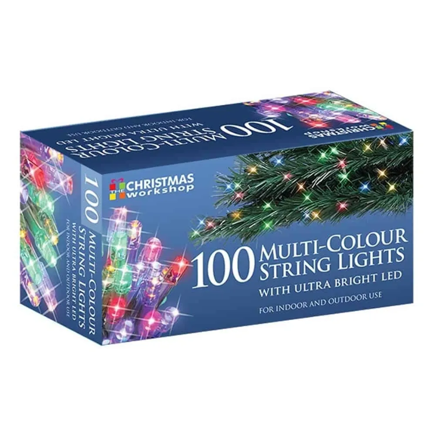 100 Multi Colour LED String Lights