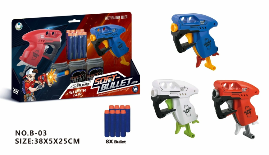 SOFT BULLET GUN MINI PISTOL