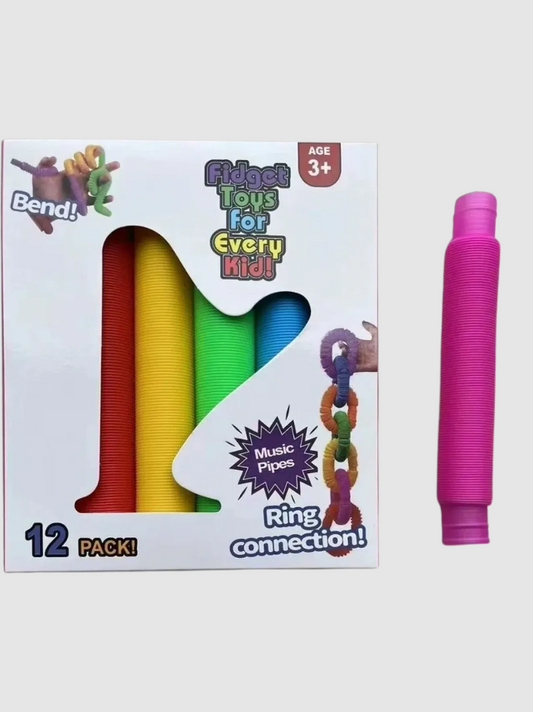 Fidget Pop Tubes (Box of 12)