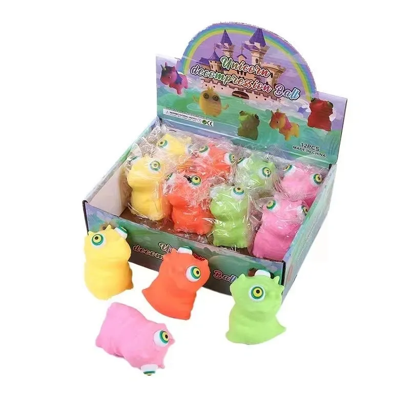 Squishy Dinosaur Multiple Colours (Box of 12)