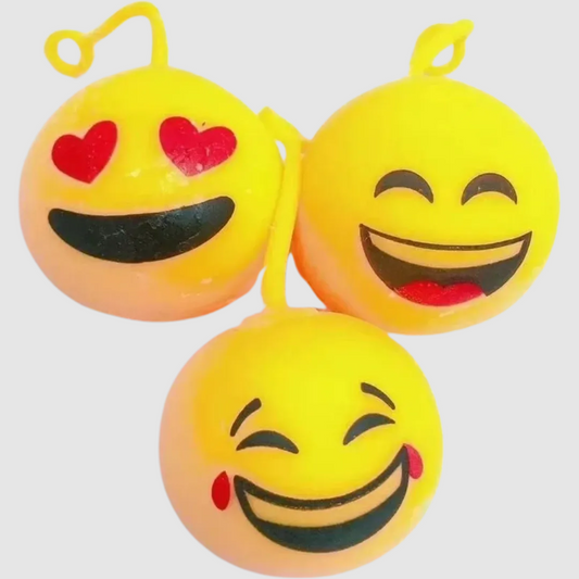 Squishy Emoji Face Yellow (Box Of 12)