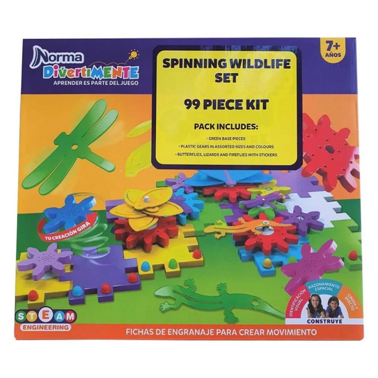 Norma Divertimente Spinning Wildlife Set 99 Piece Kit