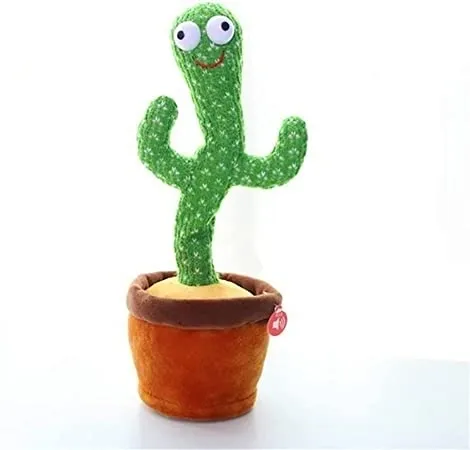 Dancing and Singing Cactus Toy, Repeats Whatever You Say GT-301