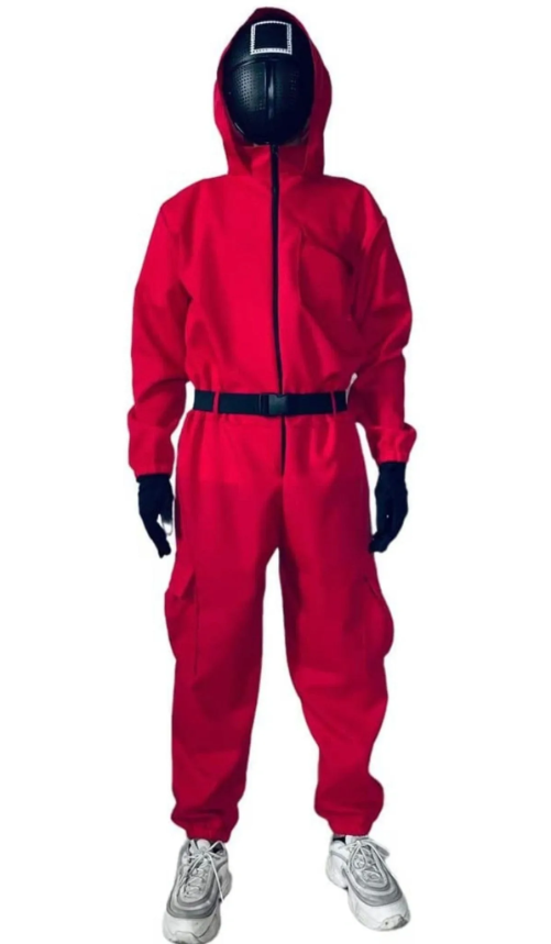 Squid Game Outfit Red 3 Sizes