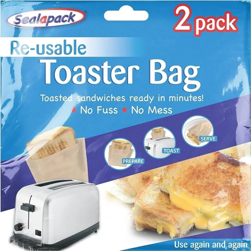 12 PACK SEALAPACK TOASTER BAGS 2pk