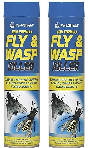 12 PACK ADV FORMULA FLY & WASP KILLER AEROSOL 300m