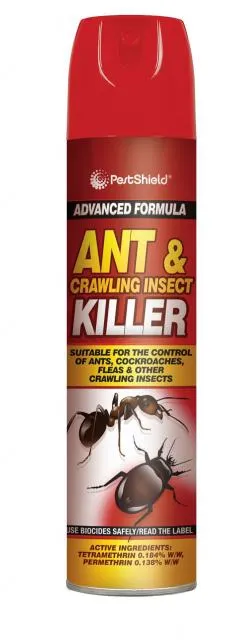 12 PACK ADV FORMULA ANT & CRAWLING KILLER AEROSOL 300ml