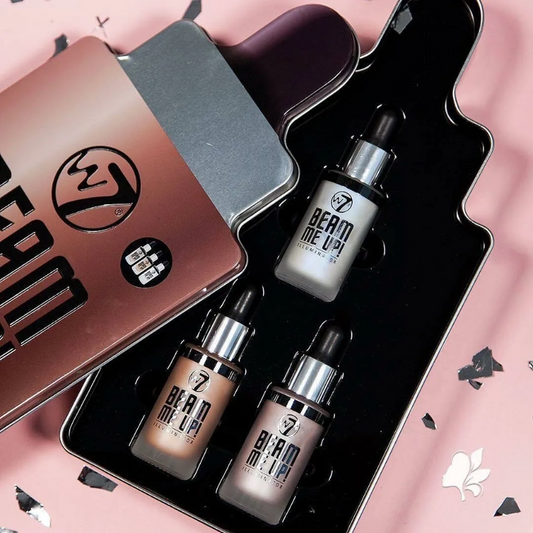 Cosmetics Beam Me Up! Illuminators Liquid Highlighter Set 3 Shades Glow Up
