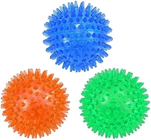 12 PACK SQUEAKY RUBBER BALL