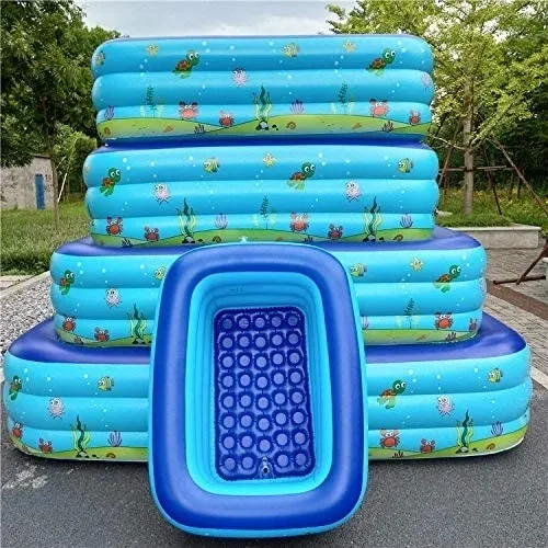 SGM LXLOMAND Swimming Pool Inflatable Rectangular 3 Ring Pool EN/71