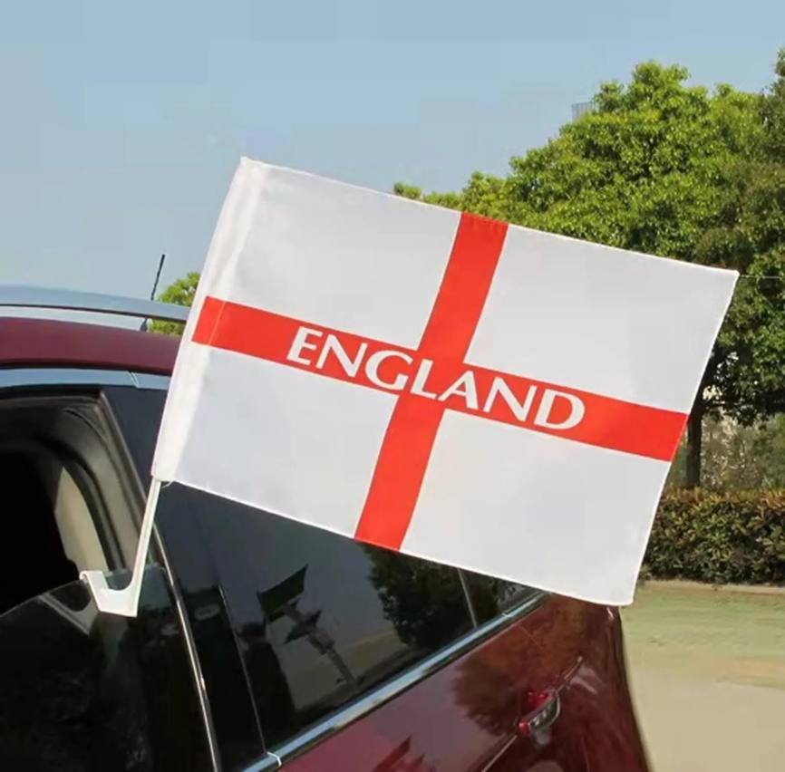 England Car Flag Window Hook