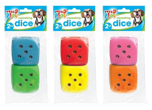 12 PACK 2PK SQUEAKING DICE