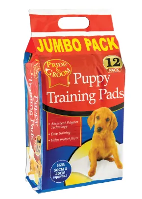 12 PACK PUPPY TRAINING PADS 12PK