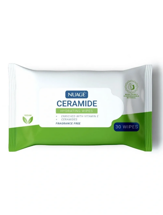 12 PACK CERAMIDE HYDRATING WIPES 30PK