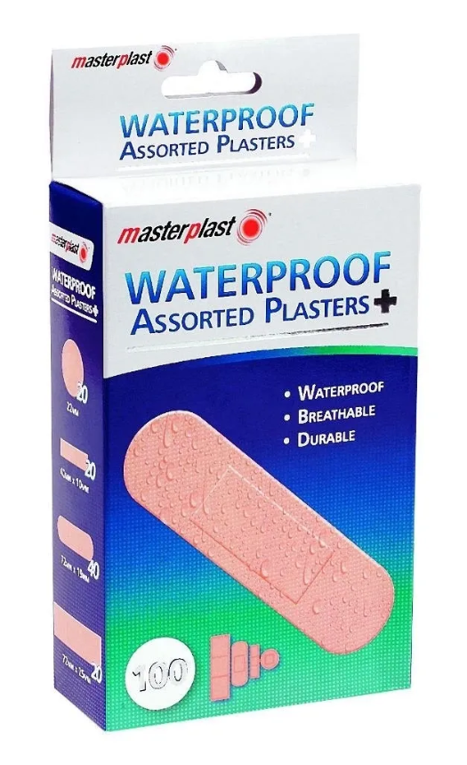 12 PACK ASST W/PROOF PLASTERS 100pk