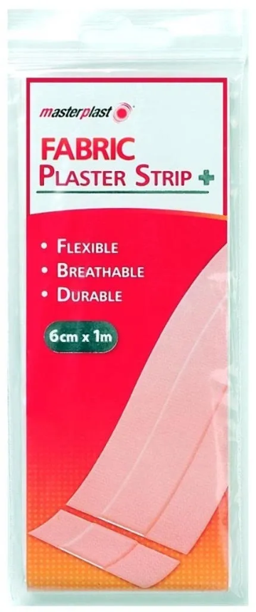 25 PACK FABRIC PLASTER STRIP 6cm x 1m