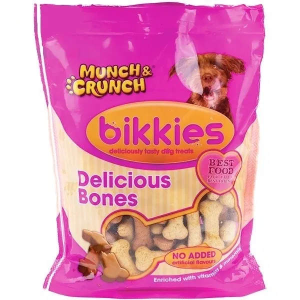 18 PACK BIKKIES DELICIOUS BONES - 350G