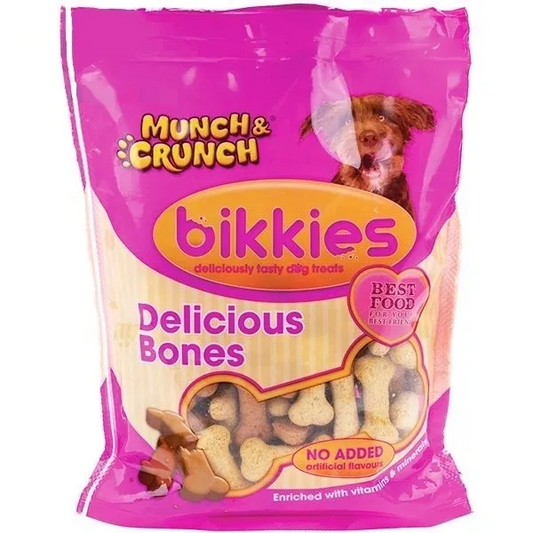 18 PACK BIKKIES DELICIOUS BONES - 350G